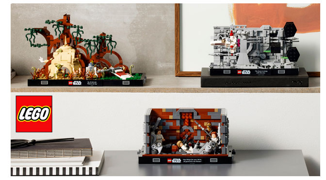 Nuevos dioramas LEGO Star Wars