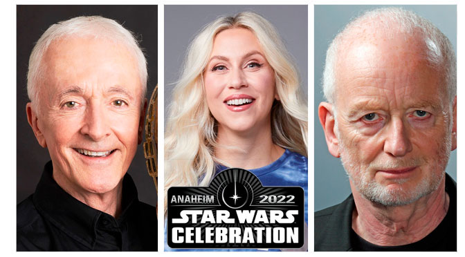 Anthony Daniels, Ian McDiarmid y Ashley Eckstein firmarán autógrafos en la Star Wars Celebration 2022