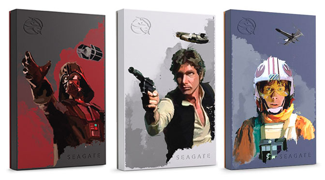 Seagate lanza tres nuevos discos duros con temática de Star Wars